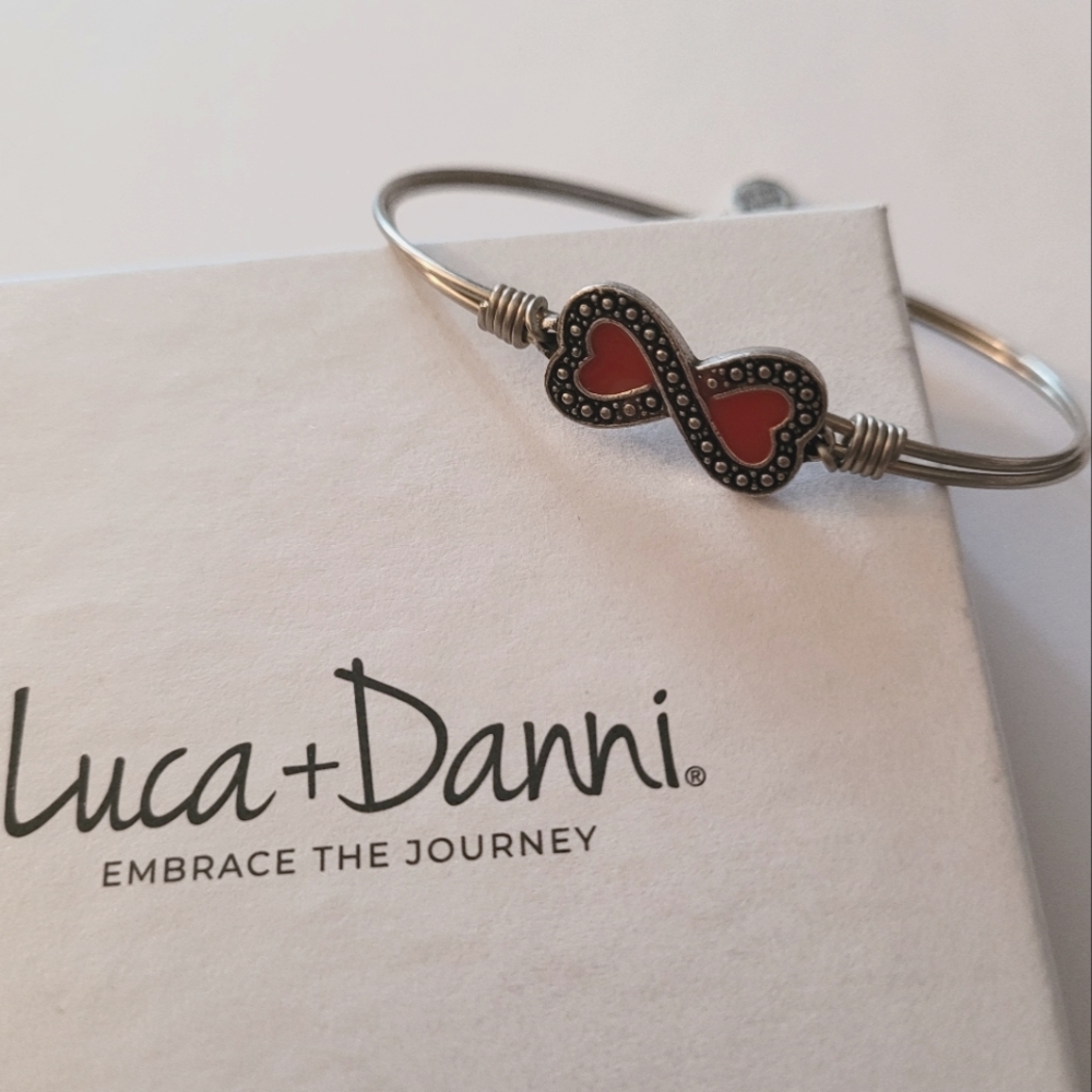 Luca and Danni infinity heart bracelet